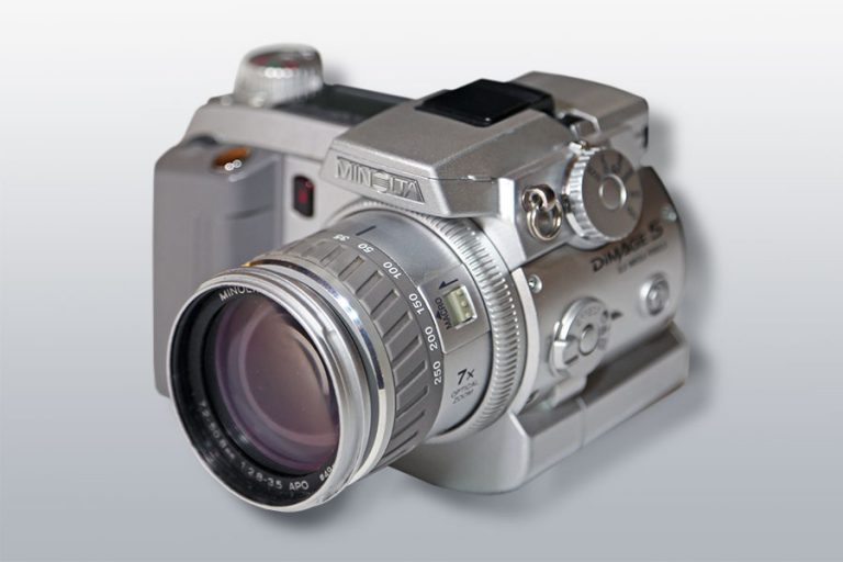 Minolta DiMage 7 adatlap, vélemények